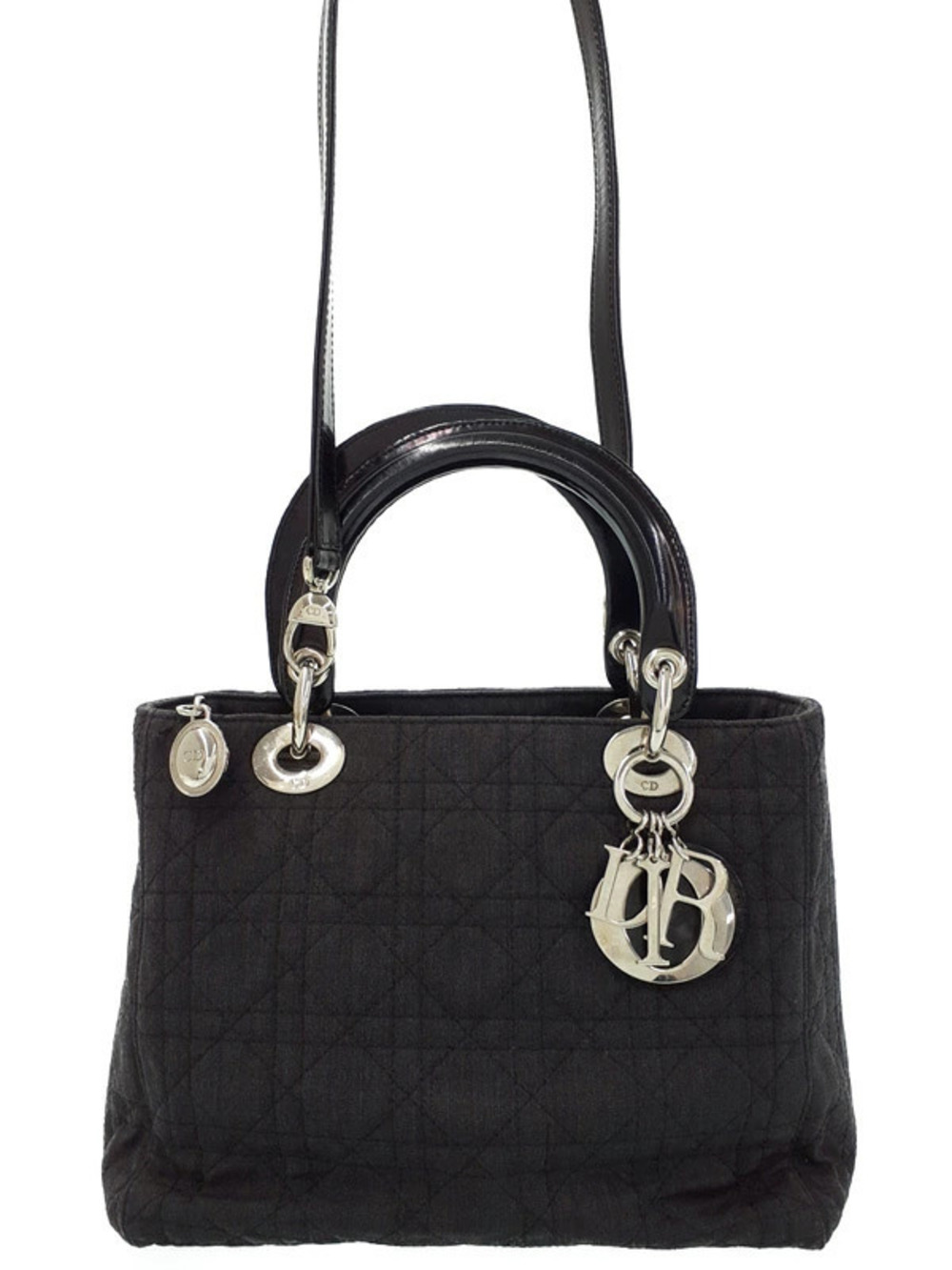 Christian Dior Cannage Quilted Lady Dior 2way bag